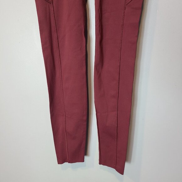 Lululemon Fast and Free Leggings Womens Size 4 Multiple Pockets Red Activewear - Picture 4 of 8